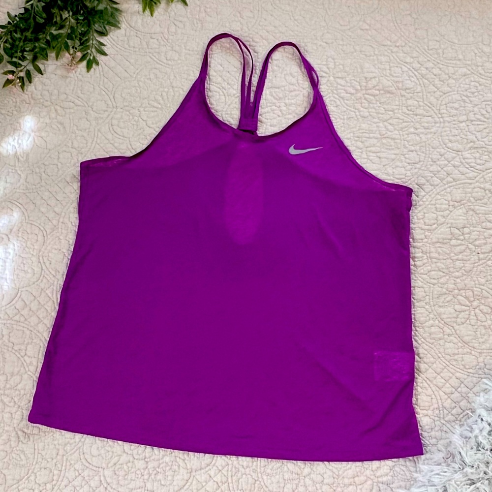Nike: Dri-Fit Women’s Racerback Purple Tank Size Medium